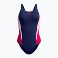 Moteriškas vientisas maudymosi kostiumėlis Speedo Colourblock 2.0 peacoat/pink 6