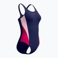 Moteriškas vientisas maudymosi kostiumėlis Speedo Colourblock 2.0 peacoat/pink 8