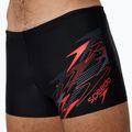 Vyriškos maudymosi trumpikės Speedo Medley Logo Aquashort anthracite/hrr 5
