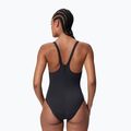 Moteriškas vientisas plaukimo kostiumėlis Speedo Hyperboom Butterfly Back anthracite/margarita pink 2
