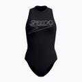 Moteriškas vientisas maudymosi kostiumėlis Speedo Endurance+ Logo Hydrasuit anthracite 3