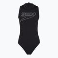 Moteriškas vientisas maudymosi kostiumėlis Speedo Endurance+ Logo Hydrasuit anthracite 3
