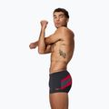 Vyriškos maudymosi trumpikės Speedo Hyperboom Aquashort anthracite/high risk red 3