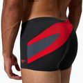Vyriškos maudymosi trumpikės Speedo Hyperboom Aquashort anthracite/high risk red 5