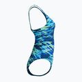 Moteriškas vientisas maudymosi kostiumėlis Speedo Hyperboom Print Medalist peacoat 9