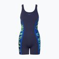 Moteriškas vientisas maudymosi kostiumėlis Speedo Hyperboom Splice Muscleback Legsuit peacoat/sapphire