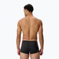 Maudymosi trumpikės Speedo Hyperboom Splice Aquashort anthracite/high risk red 2