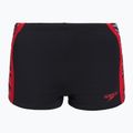 Maudymosi trumpikės Speedo Hyperboom Splice Aquashort anthracite/high risk red