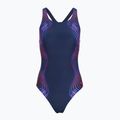 Moteriškas vientisas maudymosi kostiumėlis Speedo Print Medalist peacoat