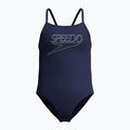 Vaikiškas vientisas maudymosi kostiumėlis Speedo Endurance+ Logo Thinstrap peacoat