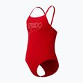 Vaikiškas vientisas plaukimo kostiumėlis Speedo Endurance+ Logo Thinstrap high risk red 3