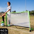 QuickPlay Pop Up futbolo vartai 120 x 75 cm balti QP1228 2