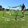 Rebounderis QuickPlay Tekkers 150 x 90 cm black/green 7