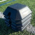 Svoris futbolo vartams Quickplay Base Weight 5 vnt. black 3