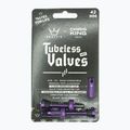 Vožtuvų komplektas presta Peaty's X Chris King MK2 Tubeless Valves 42 mm violet 2