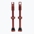 Peaty'sX Chris King Mk2 Tubeless Valves presta vožtuvų rinkinys PTV2-60-RED-12 red 83790