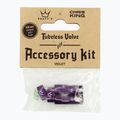 "Peaty's X Chris King MK2 Tubeless Valves Accessory Kit violet