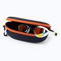Plaukimo akinių dėklas ZONE3 Protective Swim Goggle Case navy/orange 2
