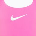 Nike Essential Racerback vaikiškas vientisas maudymosi kostiumėlis rožinės spalvos NESSB711-670 3