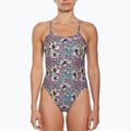 Moteriškas vientisas maudymosi kostiumėlis Nike Hydrastrong Multi Print pink bloom 4