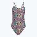 Moteriškas vientisas maudymosi kostiumėlis Nike Hydrastrong Multi Print pink bloom