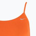 Moteriškas vientisas maudymosi kostiumėlis Nike Lace Up Tie Back total orange 3