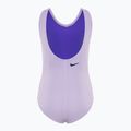 Vaikiškas vientisas plaukimo kostiumas Nike Multi Logo U-Back lilac bloom 2