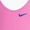 Vaikiškas vientisas plaukimo kostiumas Nike Multi Logo U-Back playful pink 4