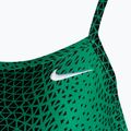 Moteriškas vientisas plaukimo kostiumas Nike Hydrastrong Delta Racerback court green 3