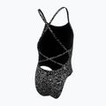 Vaikiškas vientisas plaukimo kostiumas Nike Hydrastrong Charms Multi Print Lace Up Back black 2