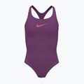 Vaikiškas vientisas plaukimo kostiumas Nike Essential Racerback hot fuchsia