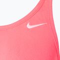 Moteriškas vientisas plaukimo kostiumas Nike Hydrastrong Solid Fastback hot punch 3