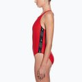 Moteriškas vientisas plaukimo kostiumas Nike Logo Tape Fastback university red 4