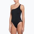 Moteriškas vientisas plaukimo kostiumas Nike Essential Asymmetrical black