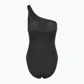 Moteriškas vientisas plaukimo kostiumas Nike Essential Asymmetrical black 2