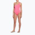 Moteriškas vientisas plaukimo kostiumas Nike Essential Asymmetrical hyper pink 2