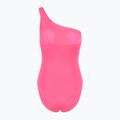 Moteriškas vientisas plaukimo kostiumas Nike Essential Asymmetrical hyper pink 2
