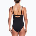 Vientisas moteriškas plaukimo kostiumas Nike Essential V-Neck black 3