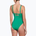 Vientisas moteriškas plaukimo kostiumas Nike Essential V-Neck stadium green 3