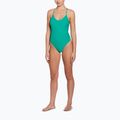 Moteriškas vientisas plaukimo kostiumas Nike Swoosh Link Y-Back stadium green 2