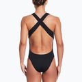Moteriškas vientisas plaukimo kostiumas Nike Elevated Essential Crossback black 3