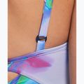 Moteriškas vientisas plaukimo kostiumas Nike Floral Blur V-Neck hydrangeas 5