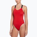Moteriškas vientisas plaukimo kostiumas Nike Hydralock Fusion university red