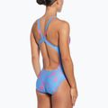 Vientisas moteriškas plaukimo kostiumas Nike Hydrastrong Fastback university blue 3