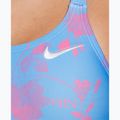 Vientisas moteriškas plaukimo kostiumas Nike Hydrastrong Fastback university blue 4