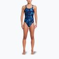 Vientisas moteriškas plaukimo kostiumas Nike Hydrastrong Fastback midnight navy 2