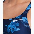 Vientisas moteriškas plaukimo kostiumas Nike Hydrastrong Fastback midnight navy 4