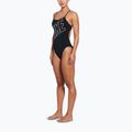 Moteriškas vientisas plaukimo kostiumas Nike Hydrastrong Adjustable Crossback black 2