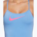 Moteriškas vientisas plaukimo kostiumas Nike Hydrastrong Adjustable Crossback university blue 7