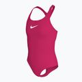 Vaikiškas vientisas maudymosi kostiumėlis Nike Essential Racerback rush pink 3